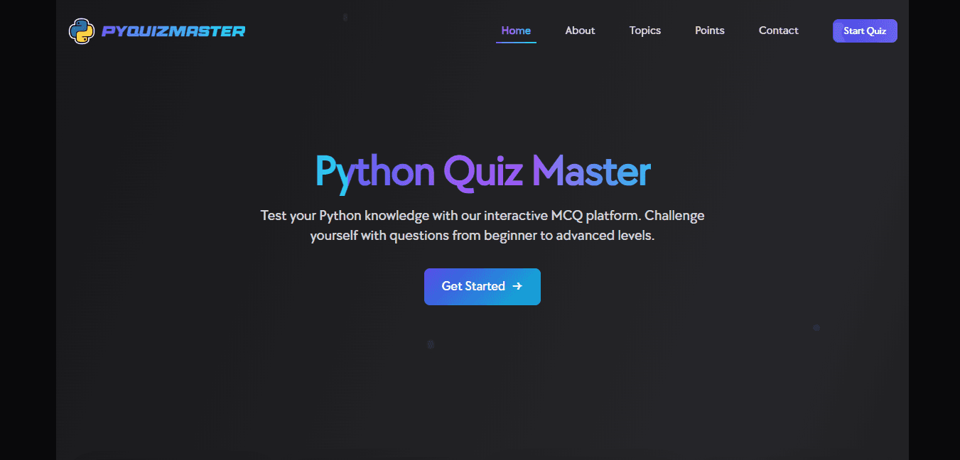 Python Quiz Master